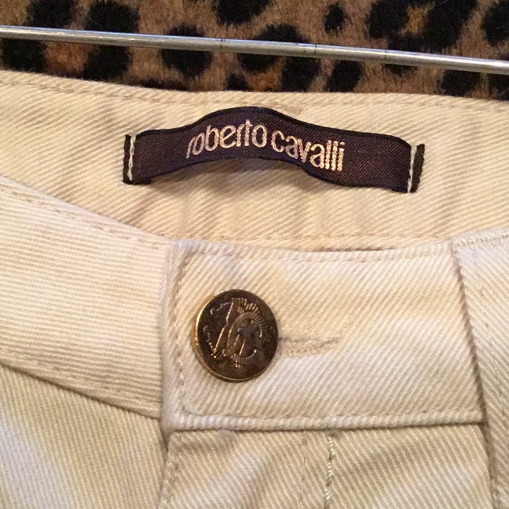 Roberto Cavalli Vintage Buttercream Jeans - Picture 4 of 12
